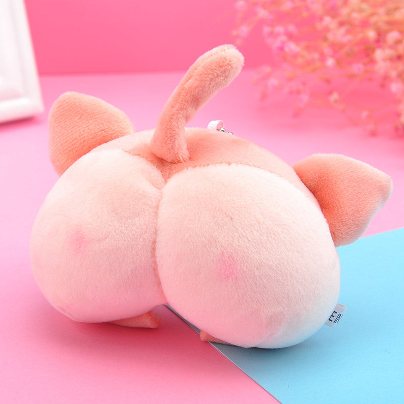 Wholesale Cow Keji Butt Plush Toy Pendant Keychain
